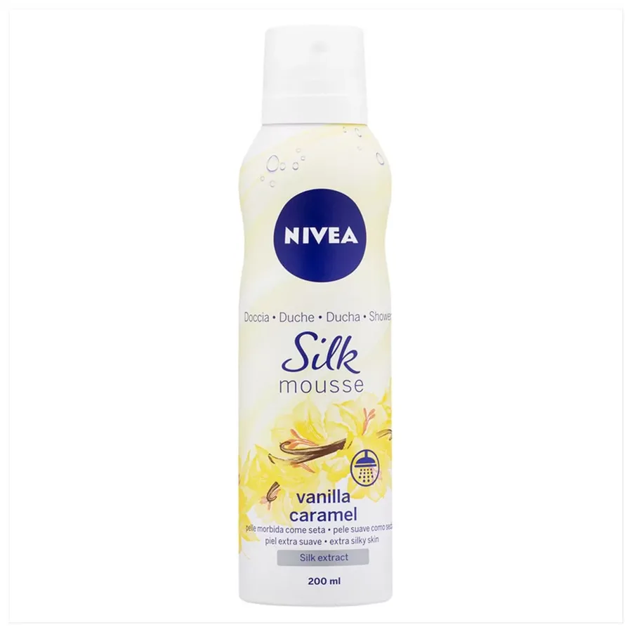 NIVEA ESPUMA 200ML P/BANHO MOUSSE VANILLA