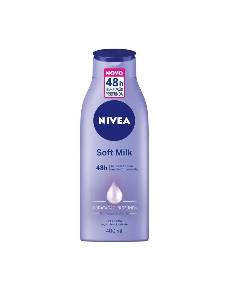 NIVEA HIDRATANTE 400ML SOFT MILK PELE SECA