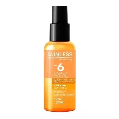 SUNLESS OLEO 120ML BRONZ CENOURA FPS 6