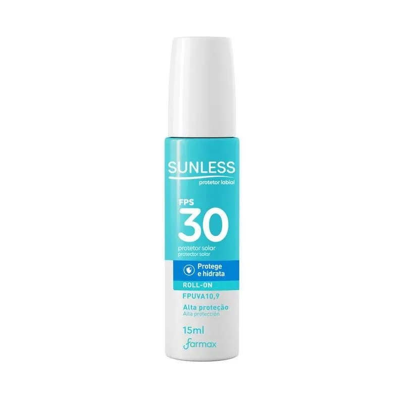 SUNLESS PROTETOR 15ML SOLAR LABIAL FPS30