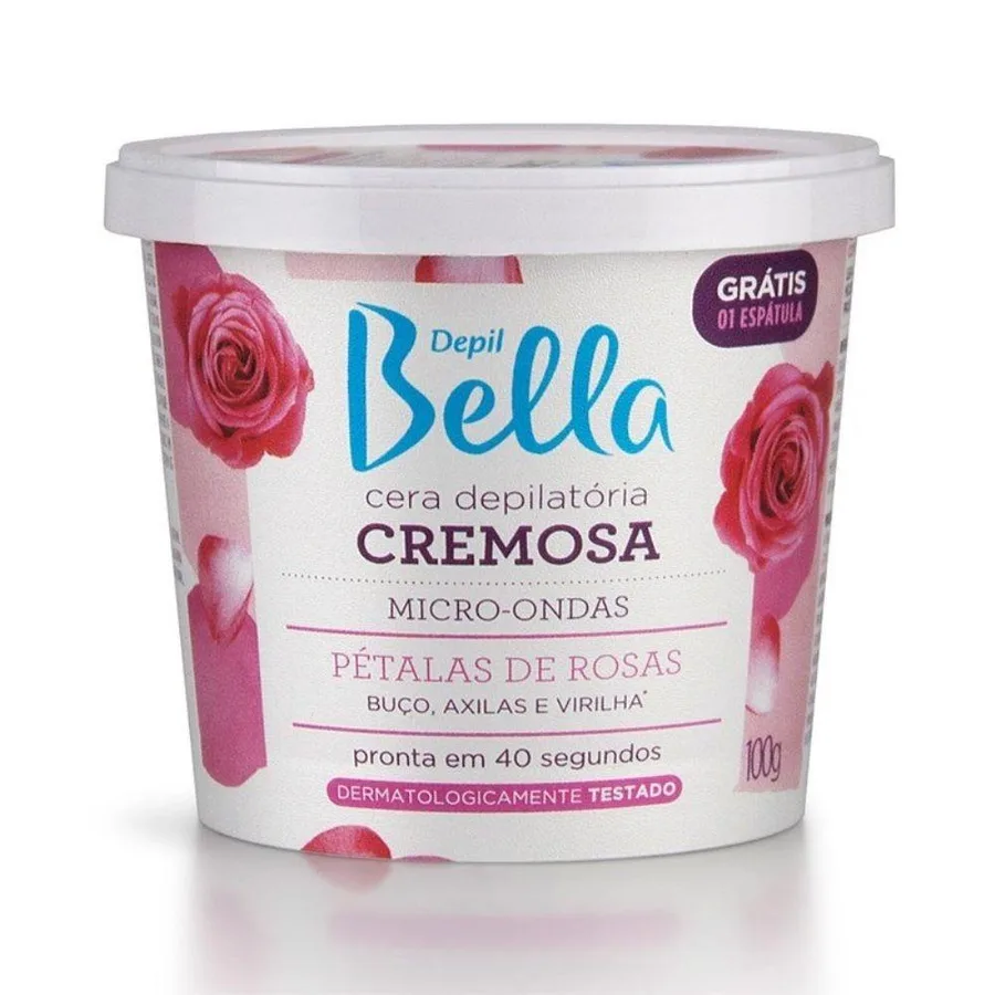 DBELLA CERA 100G MICROONDAS PETALAS ROSA