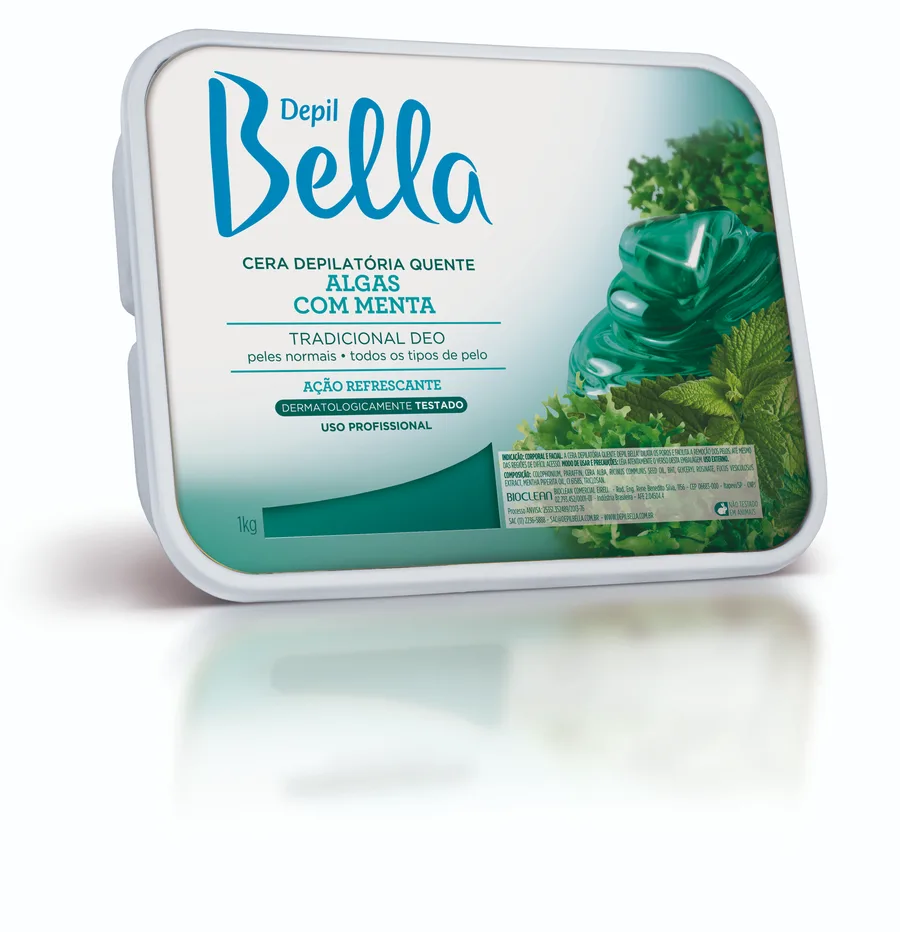 DBELLA CERA 1KG DEPILATORIA ALGAS MARINHAS