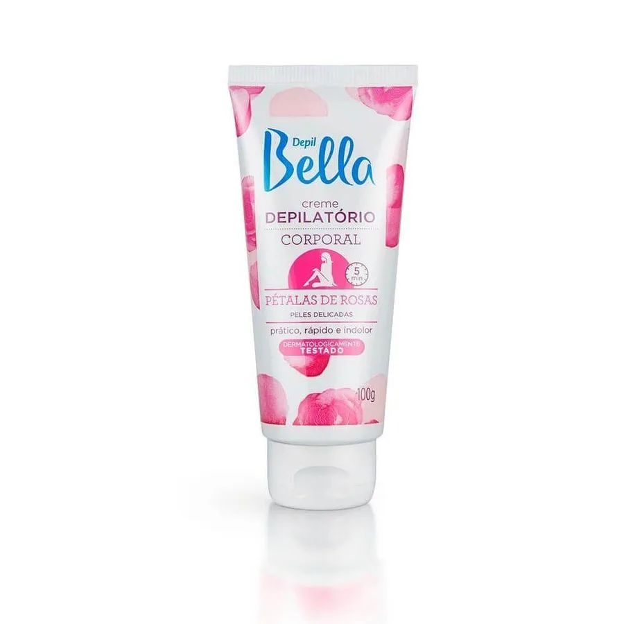 DBELLA CR 100G DEPILATORIO CORP PETALAS ROSAS