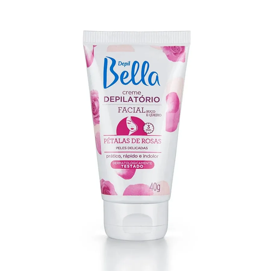 DBELLA CR 40G DEPILATORIO FACIAL PETALAS ROSAS