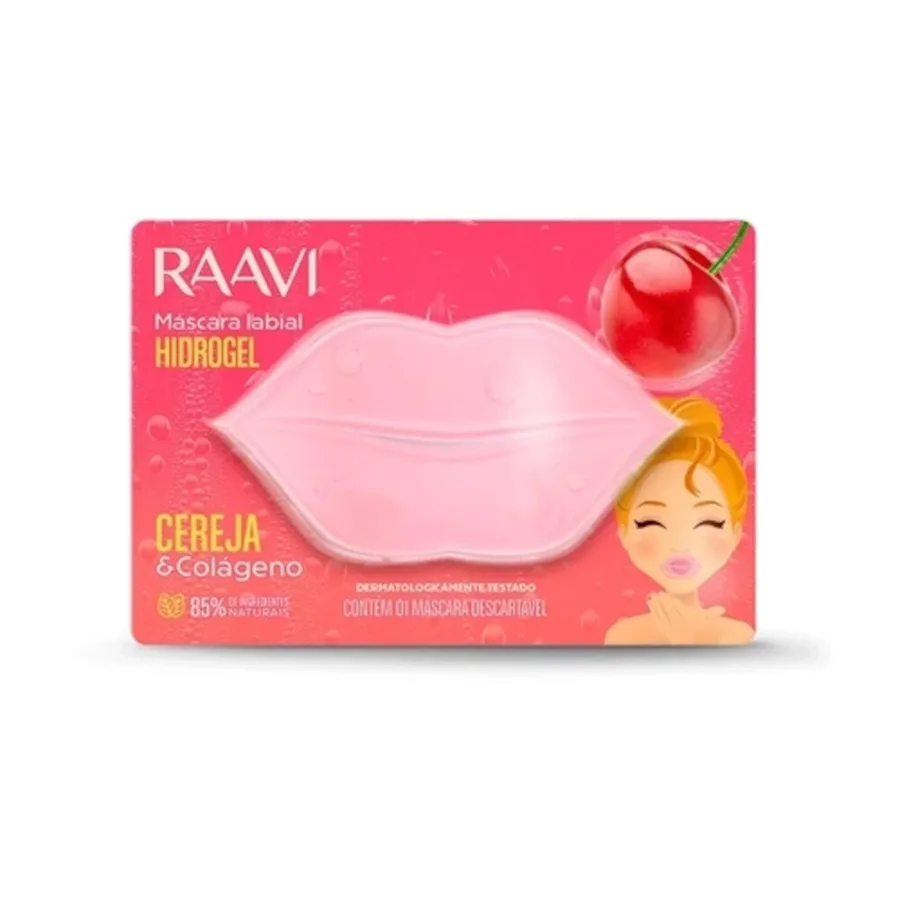 RAAVI PACK MASCARA LABIAL HIDROGEL CEREJA