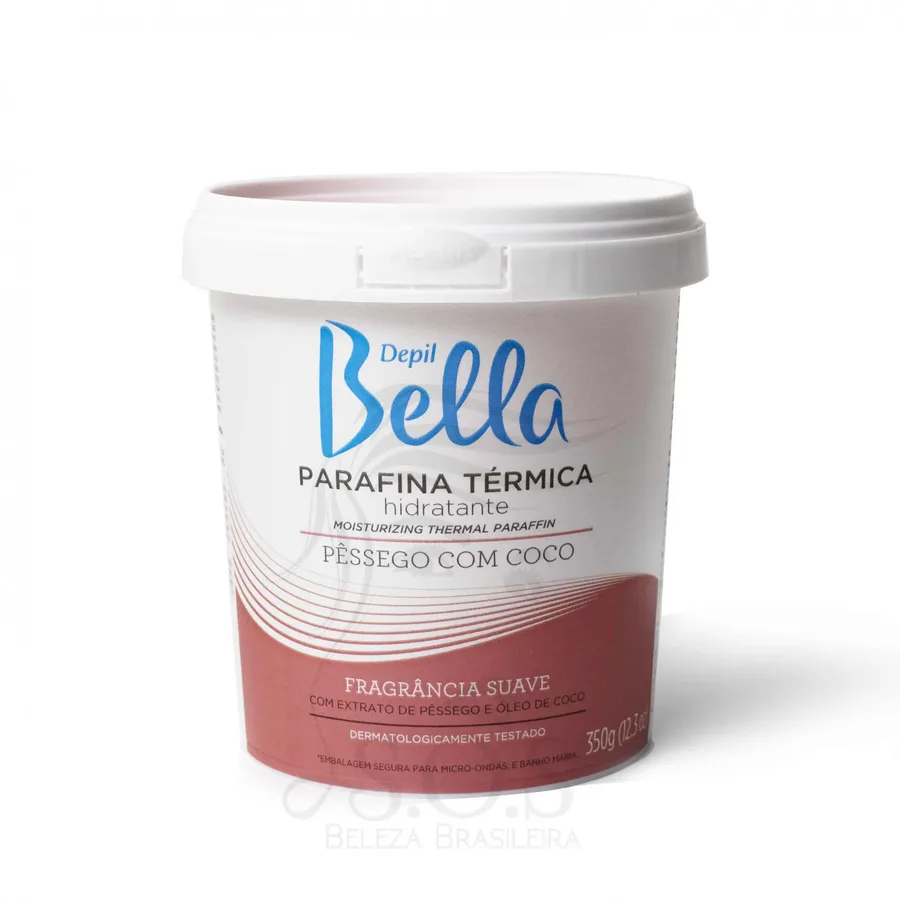 DBELLA PARAFINA 350G TERM HIDRA PESSEGO C/COCO