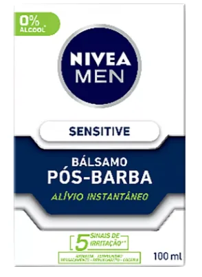 NIVEA LOCAO POS BARBA 100ML SENSITIVE