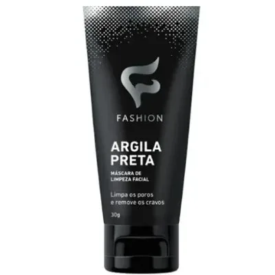 FASHION MASC FACIAL 30G ARGILA PRETA REMOVE CRAVO