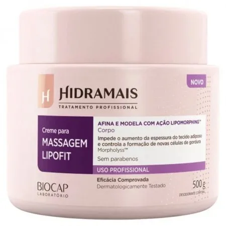HIDRAMAIS CR. DESO. MASS. 500 G LIPOFIT