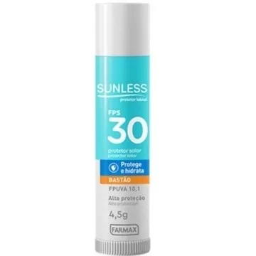 SUNLESS PROTETOR 4.5G LABIAL BASTAO FPS30