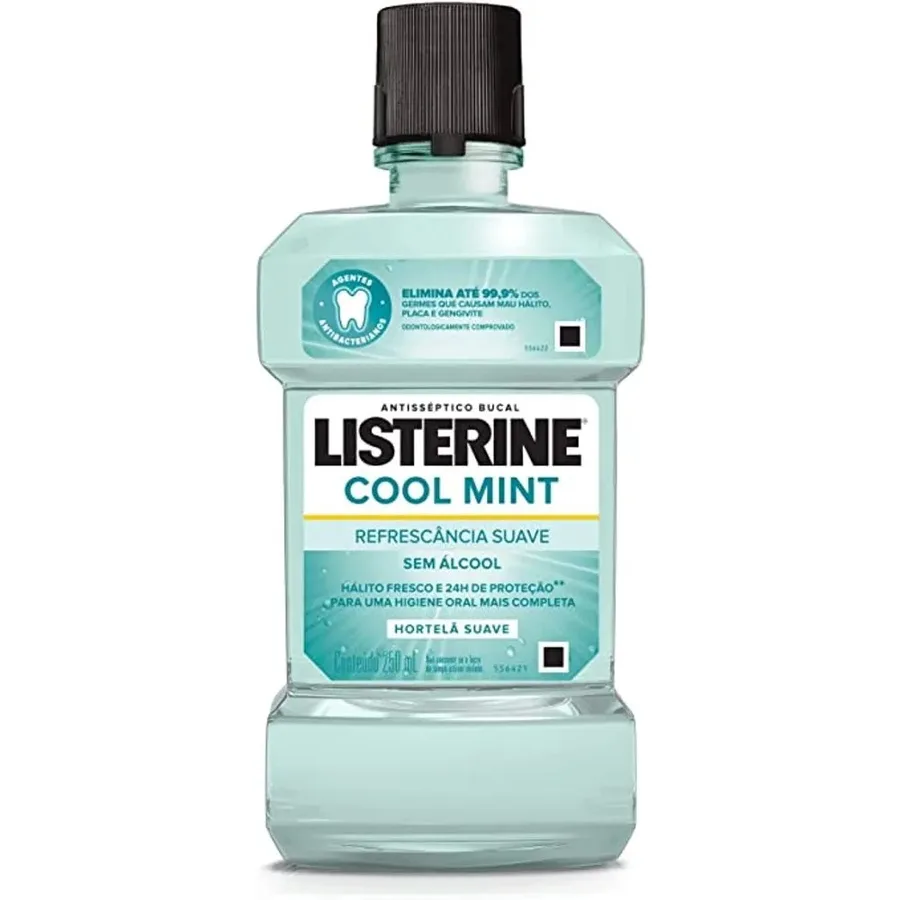 LISTERINE ANTISSEP 250ML BUCAL COOL MINT ZERO
