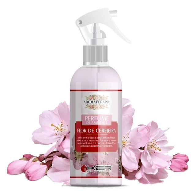 IKER PERF AMBIEN 210ML FLOR DE CEREJ MINI GATILHO