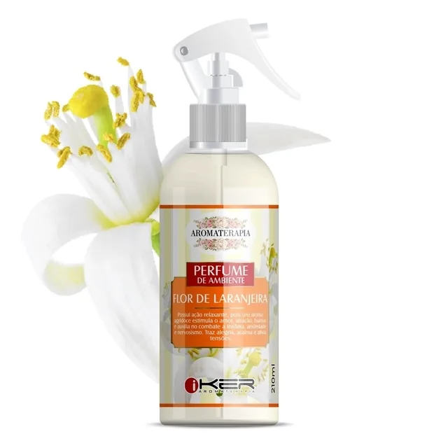 IKER PERF AMBIEN 210ML FLOR DE LARANJ MINI GATILHO