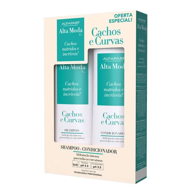 ALFAPARF KIT SH+COND 300ML CACHOS CURVAS