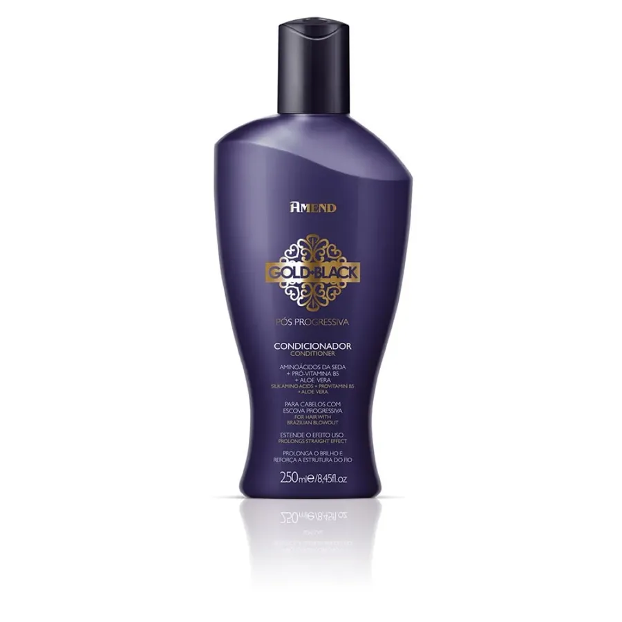 AMEND COND 250ML GOLD BLACK POS PROGRESSIVA
