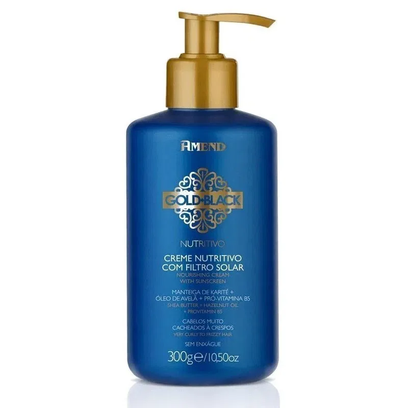 AMEND CR 300G GOLD BLACK HIDRATANTE NUTRITIVO