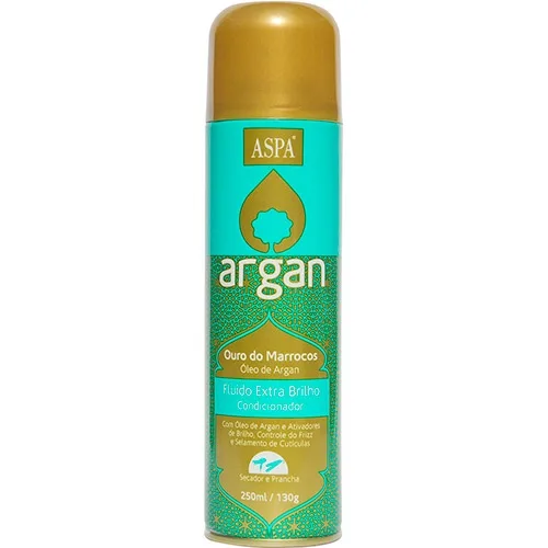 ASPA OLEO DE ARGAN FLUIDO EXTRA BRILHO 250ML