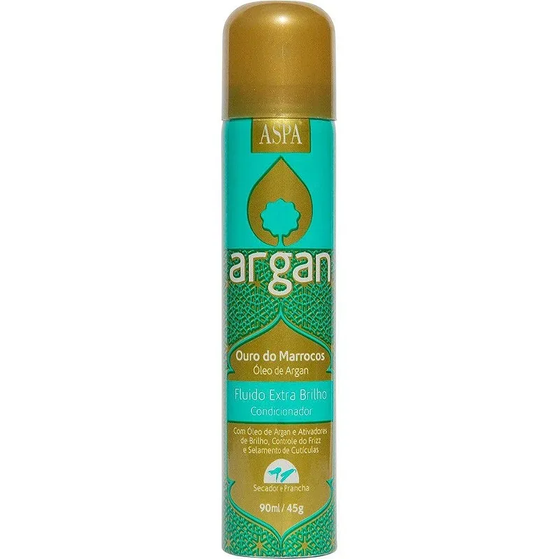ASPA OLEO DE ARGAN FLUIDO EXTRA BRILHO 90ML