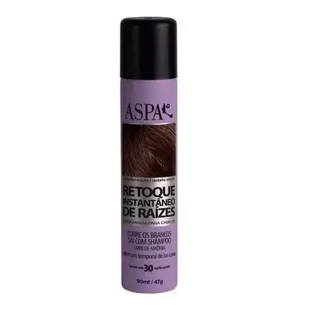 ASPA RETOQUE 90ML RAIZ CASTANHO ESCURO
