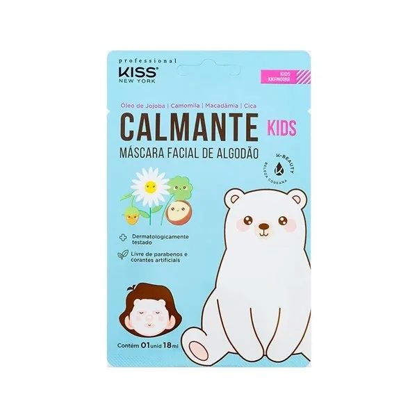 KISS MASC FACIAL P CRIANCAS - CALMANTE