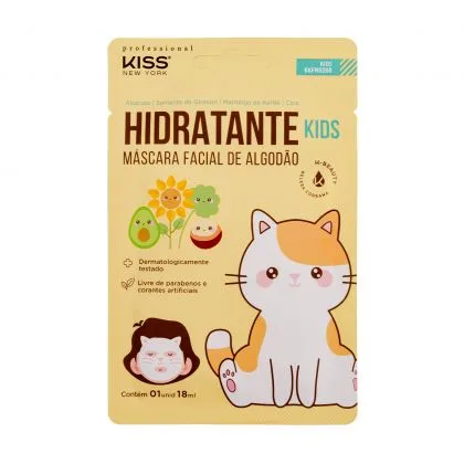 KISS MASC 18ML FACIAL ALGODAO HIDRATANTE KIDS