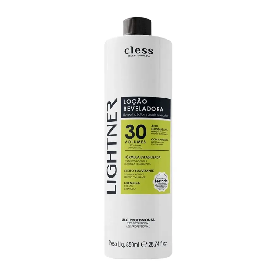 CLESS AGUA OXIG 850ML LIGHTNER 30VOL