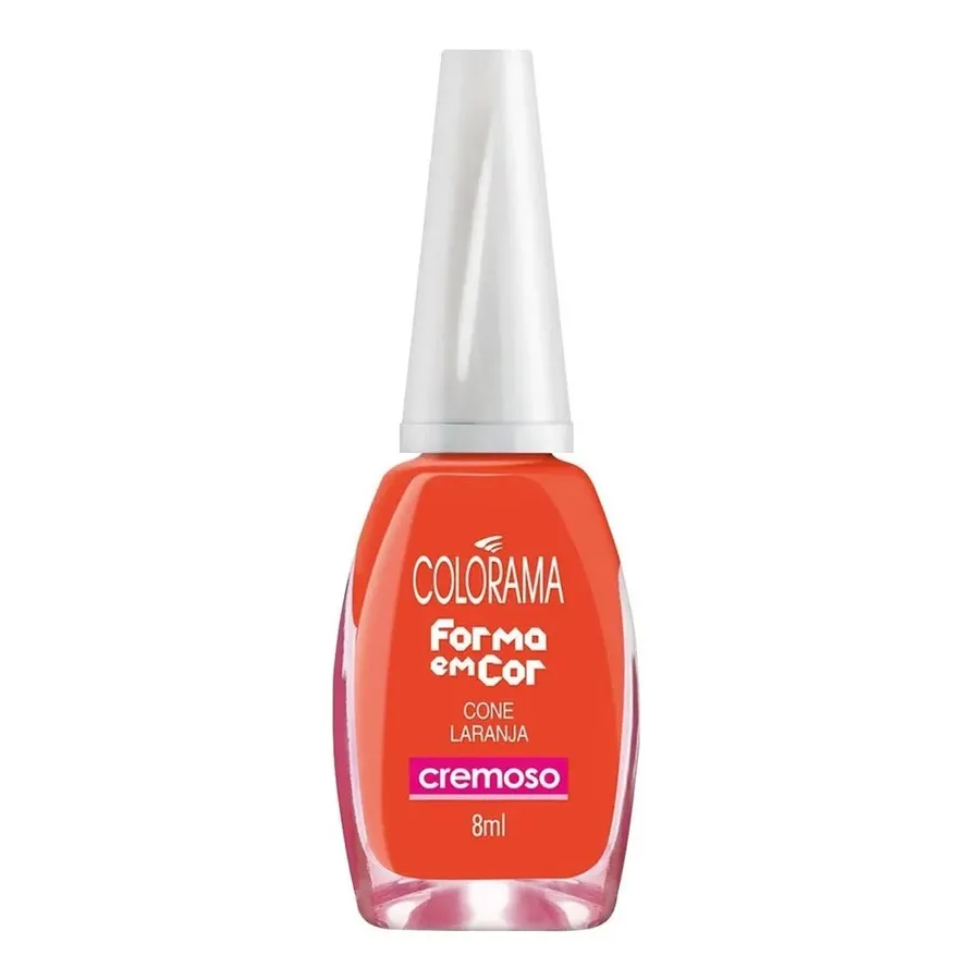 COLORAMA ESM 8ML FORMA EM COR CONE LARANJA
