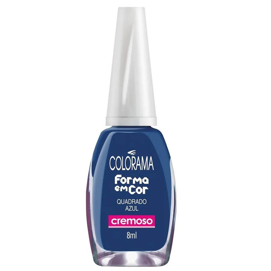 COLORAMA ESM 8ML FORMA QUADRADO AZUL