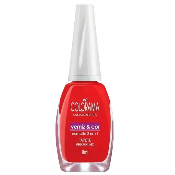 COLORAMA ESM 8ML VERNIZ COR FASHION TAPET VERM