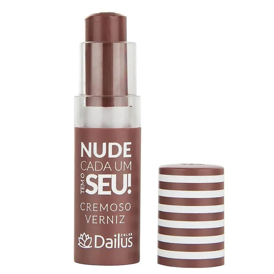 DAILUS BATOM NUDE CR BRILHO VERNIZ CINZA VINIL