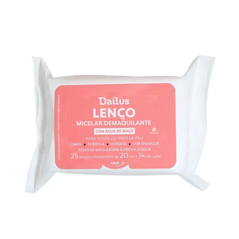 DAILUS LENCO REMOVEDOR DE MAQUIAGEM 3 EM 1