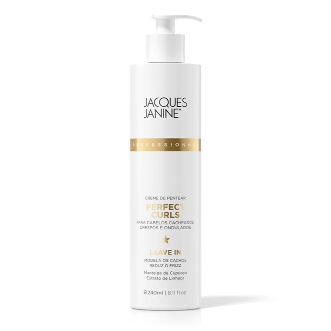 JACQUES JANINE CREME 200ML ATIV CACHOS PERFEITOS