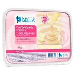DBELLA CERA 1KG DEPILATORIA CHOCOLATE BRANCO