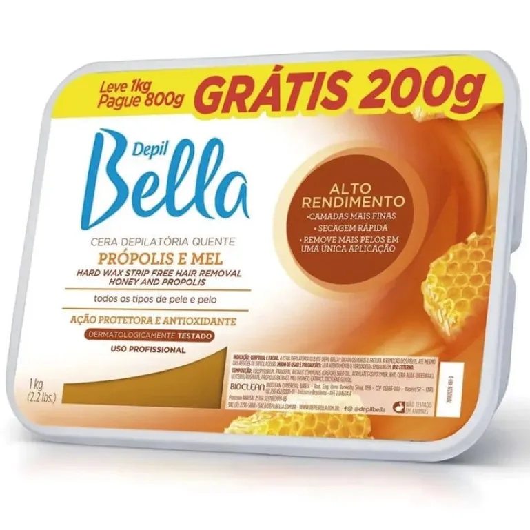 DBELLA CERA 1KG DEPILATORIA OLEO DE ARGAN