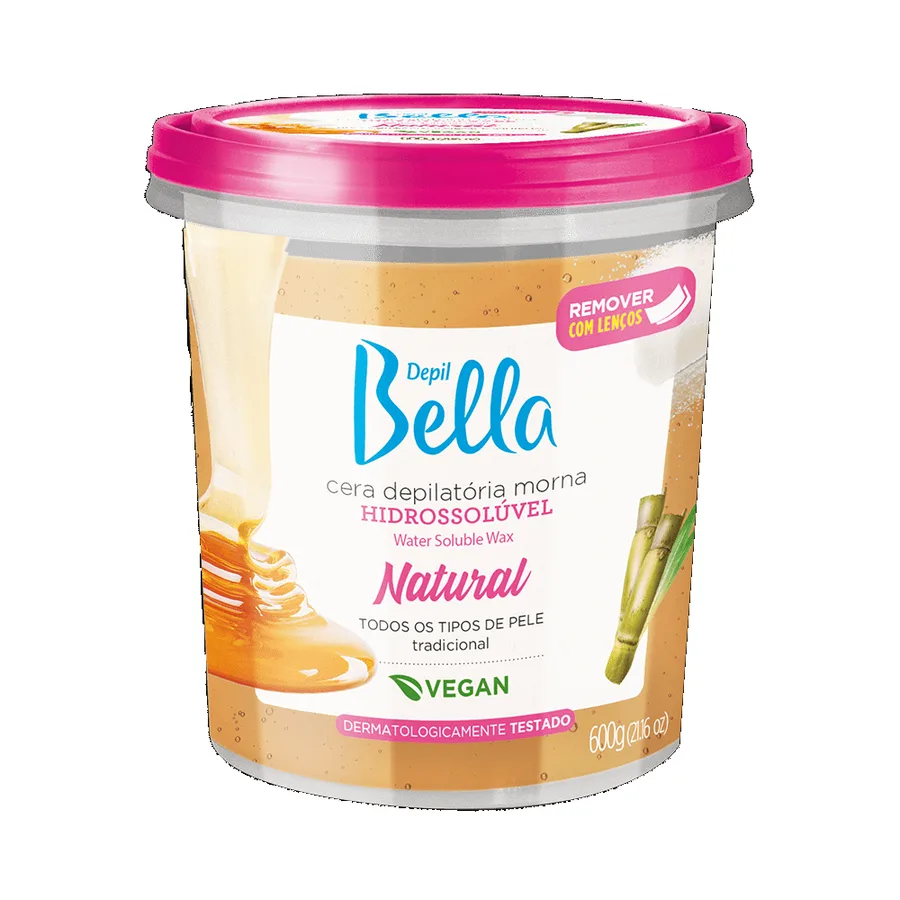DBELLA CERA 600G HIDRO NATURAL TRADICIONAL