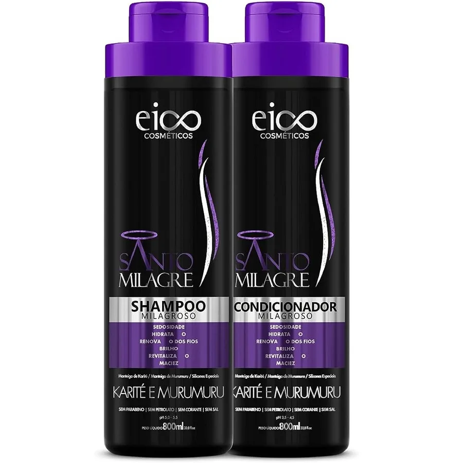 EICO KIT 800ML SH+COND SANTO MILAGRE
