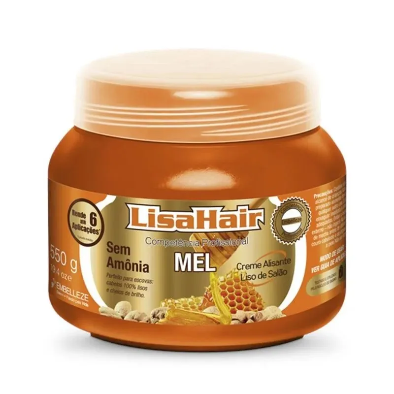 EMBELLEZE LISAHAIR CR 550G ALISANTE MEL