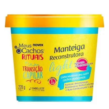 EMBELLEZE NOVEX COND 220G M.CACHO MANTEIGA RECONST