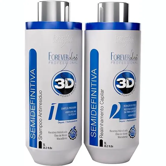FOREVER LISS KIT 1L - SH+MASC SEMI DEFINIT (1 E 2)