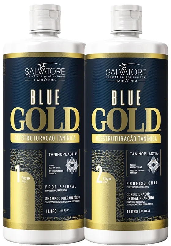 FOREVER LISS KIT 500ML SALVATORE BLUE GOLD SHECOND