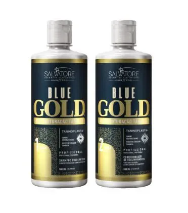 FOREVER LISS KIT 500ML SV BLUE GOLD - SHAMP/COND