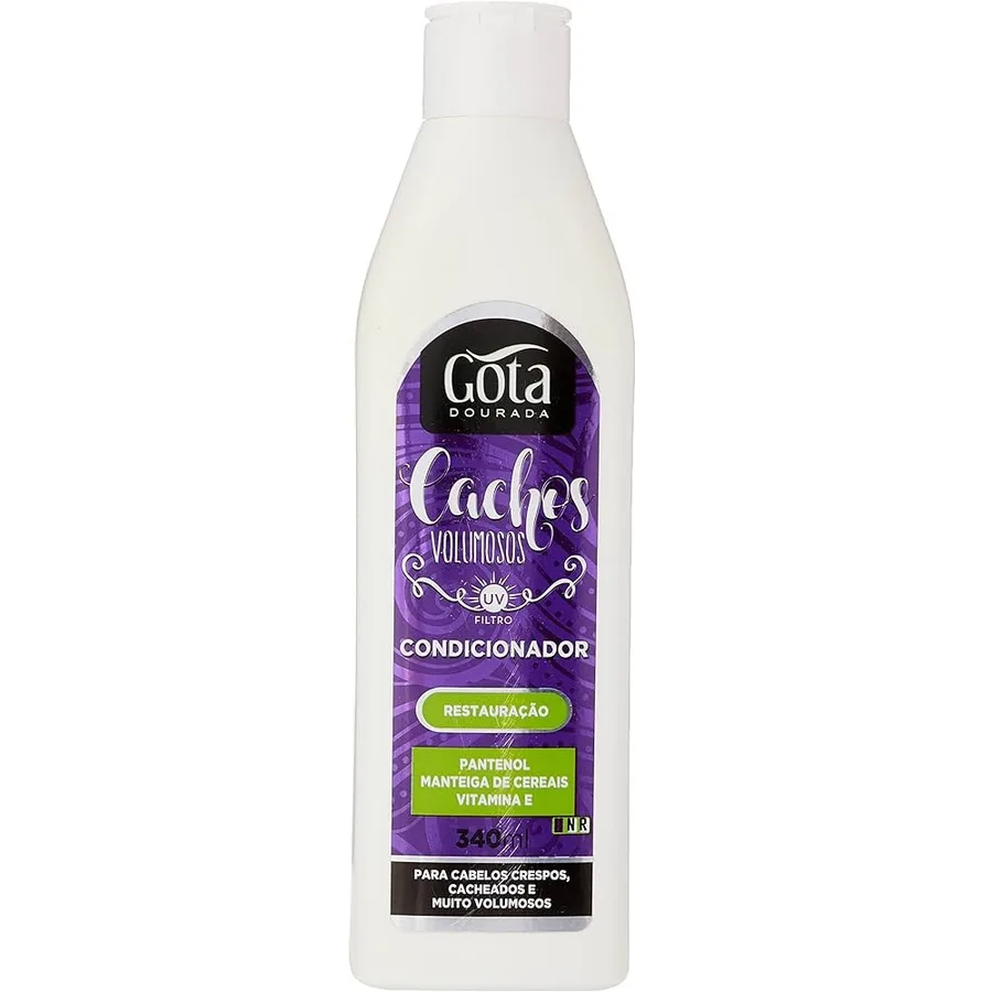 GOTA DOURADA COND 340ML CACHOS+ENCOR WHEAT PROT