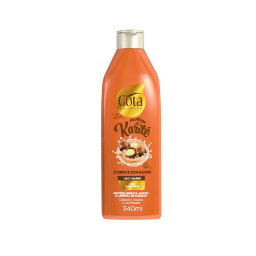 GOTA DOURADA COND 340ML MANTEIGA KARITE USO DIARIO