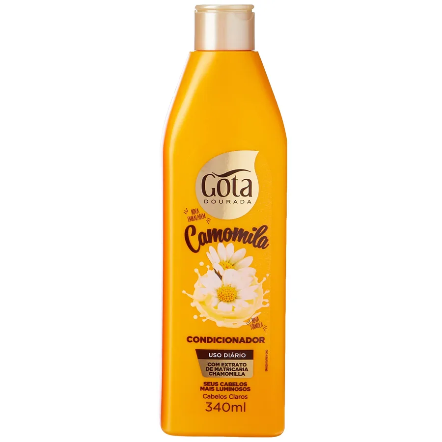 GOTA DOURADA COND 340ML USO DIARIO CAMOMILA