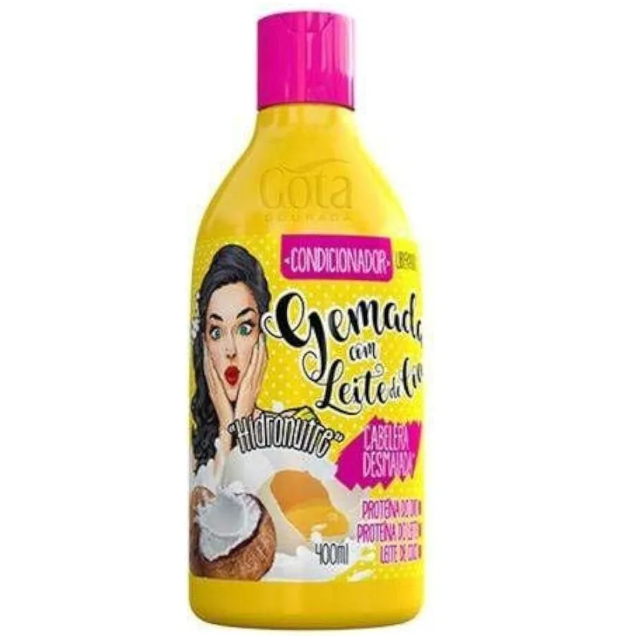 GOTA DOURADA COND 400ML GEMADA C/LEITE COCO
