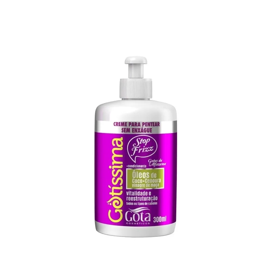 GOTA DOURADA CREME 300ML PENT GOTISSIMA STOP FRIZZ