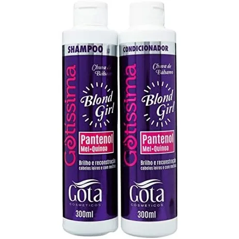 GOTA DOURADA KIT 300ML GOTISSIMA SH+COND BLONDGIRL