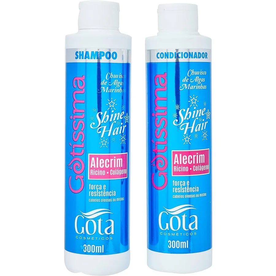 GOTA DOURADA KIT 300ML GOTISSIMA SH+COND SHINE HA