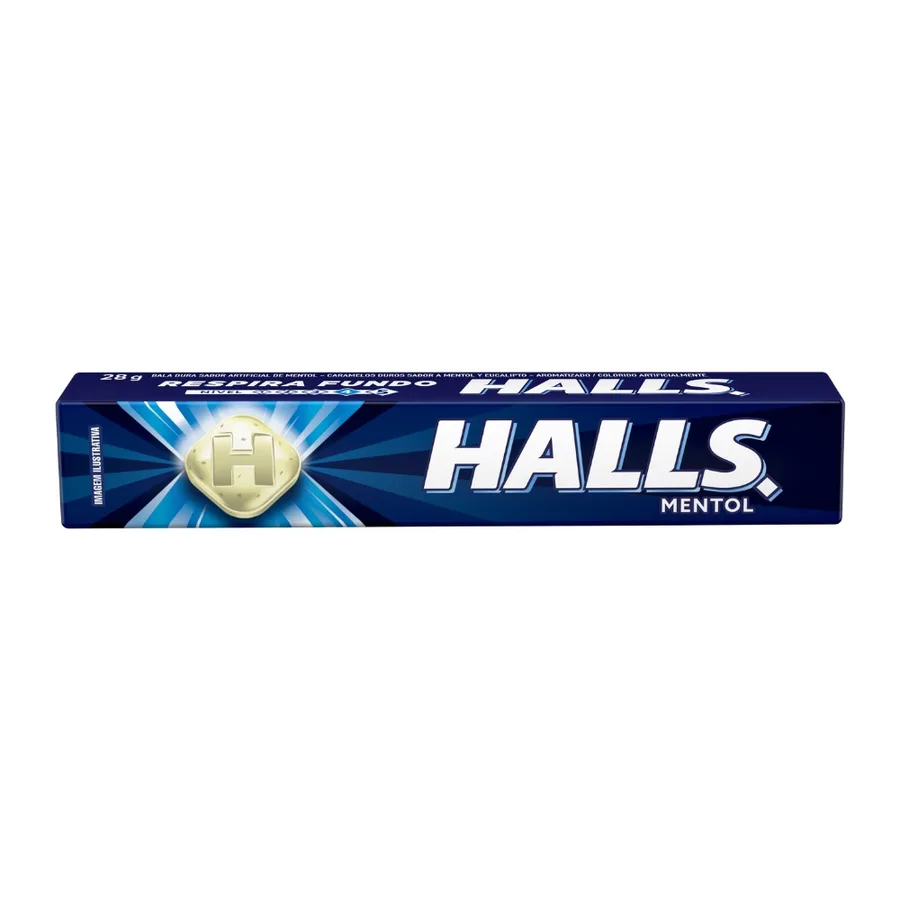 HALLS BALA 28G MENTOL