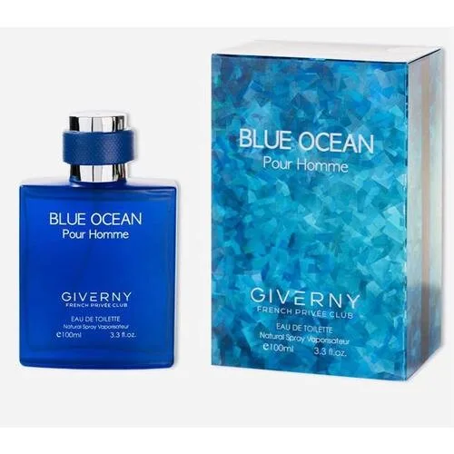 GIVERNY PERFUME 100ML BLUE OCEAN POUR HOMME
